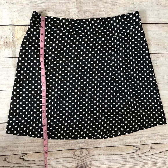 BCBGMaxazria Black and Polka Dot Skirt Size:12 - Picture 4 of 6